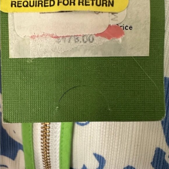 Lilly Pulitzer Women's Sleeveless Bay Blue Tusk Sun Shift Dress 0 NWT - Picture 3 of 4